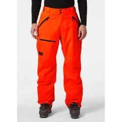 Helly Hansen Sogn Cargo Pants Men neon orange -Ski Pants Shop helly hansen sogn cargo pants men neon orange 3
