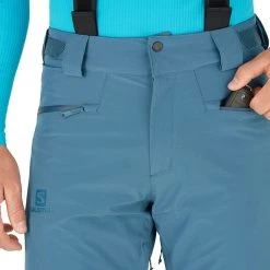Salomon Stance Pants Men mallard blue 10 Salomon Stance Pants Men mallard blue -Ski Pants Shop salomon stance pants men mallard blue 5