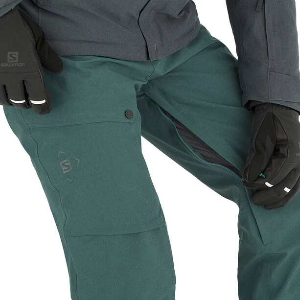 Salomon Untracked Pants Men green gables/pacific/heather 4 Salomon Untracked Pants Men green gables/pacific/heather - Image 4