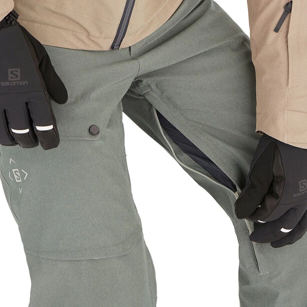 Salomon Untracked Pants Men sedona sage/wrought iron/heather 4 Salomon Untracked Pants Men sedona sage/wrought iron/heather - Image 4