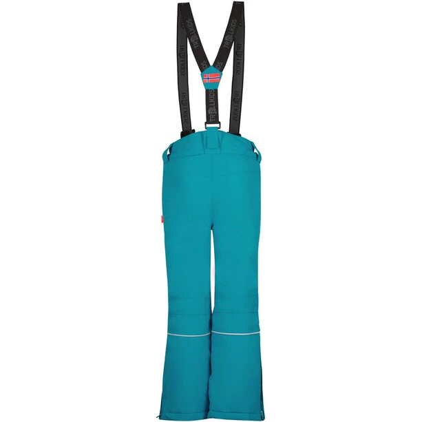 TROLLKIDS Holmenkollen Snow Pants Slim Fit Kids teal 2 TROLLKIDS Holmenkollen Snow Pants Slim Fit Kids teal - Image 2