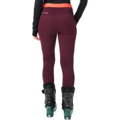 VAUDE Larice Slim Fit Tights Women cassis -Ski Pants Shop vaude larice slim fit tights women cassis 4