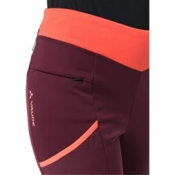 VAUDE Larice Slim Fit Tights Women cassis -Ski Pants Shop vaude larice slim fit tights women cassis 6